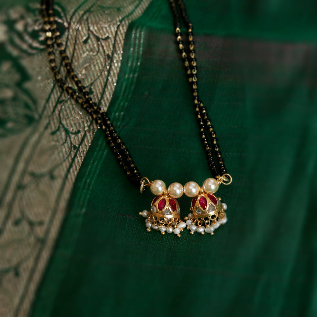 Goldplated Jhumki Mangalsutra