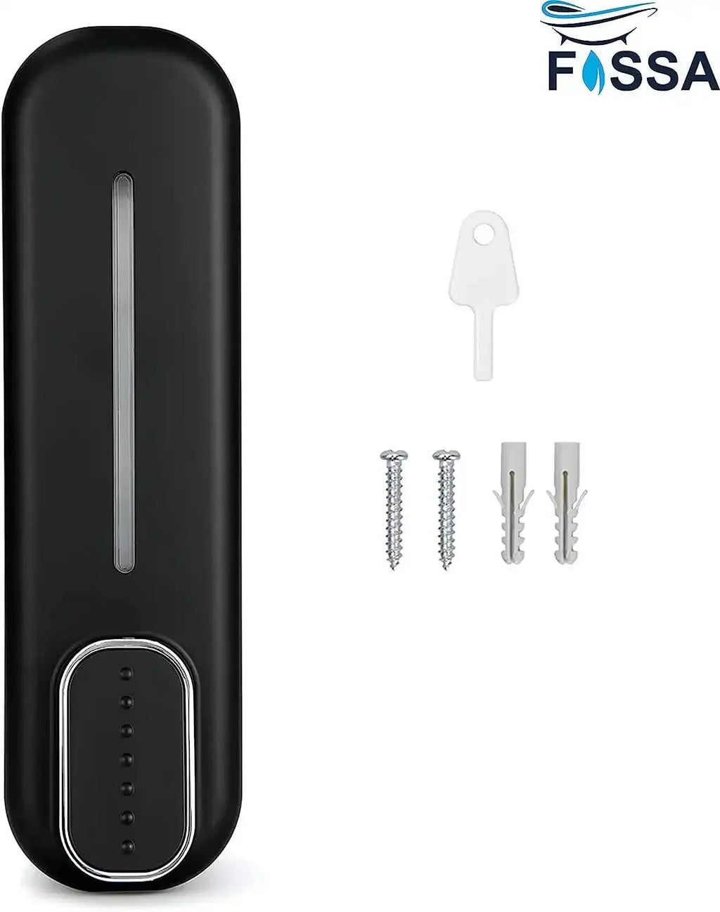 350 ml Wall Mounted Black manual Soap Dispenser